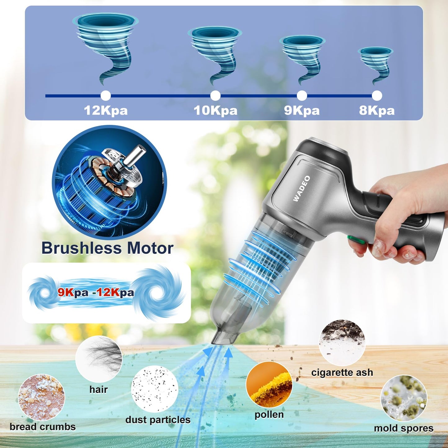 Mini Aspiradora 3 en 1 Power Max®