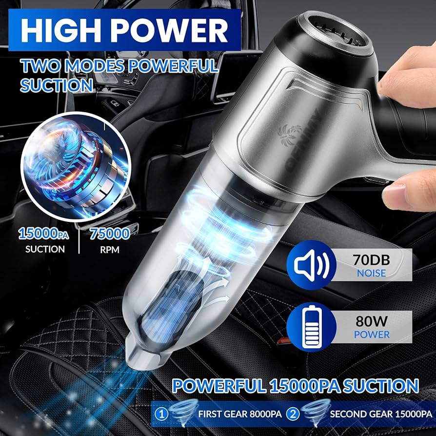 Mini Aspiradora 3 en 1 Power Max®